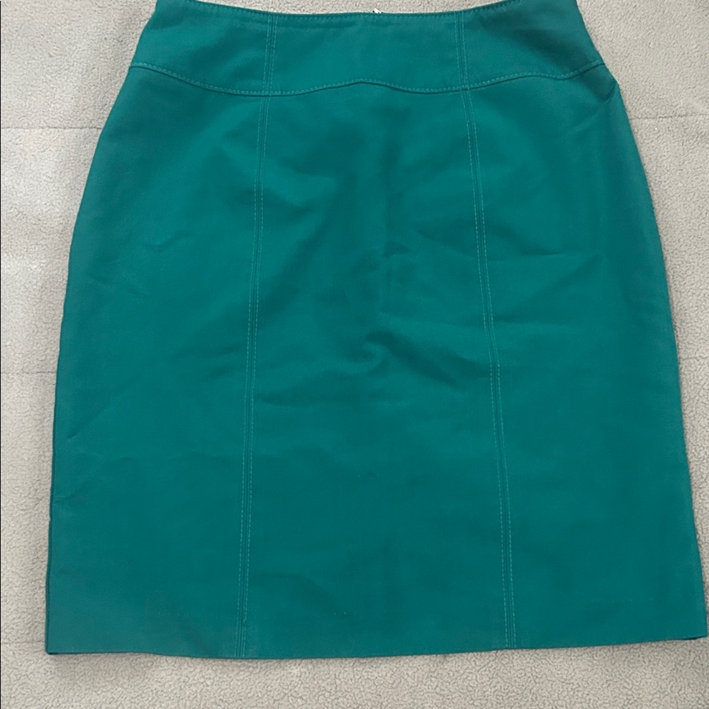 Worthington Teal Pencil Skirt